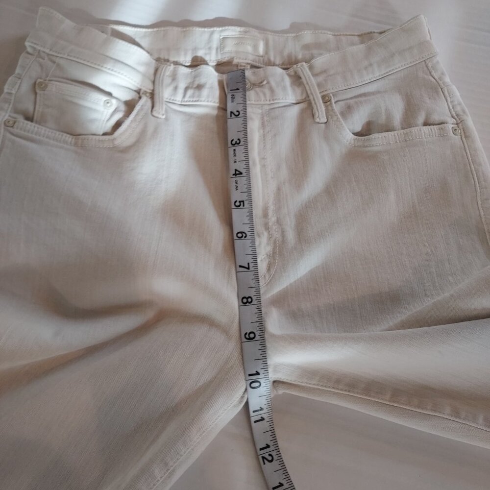 Mother The Insider Crop Step Fray Jeans Size 29 - Picture 7 of 14